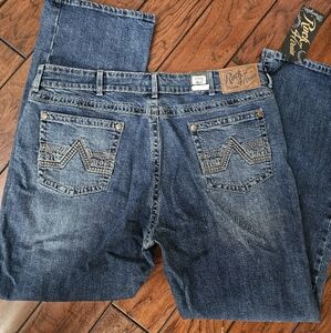 Rock Revival Men's Blue Jeans Sz 40x34